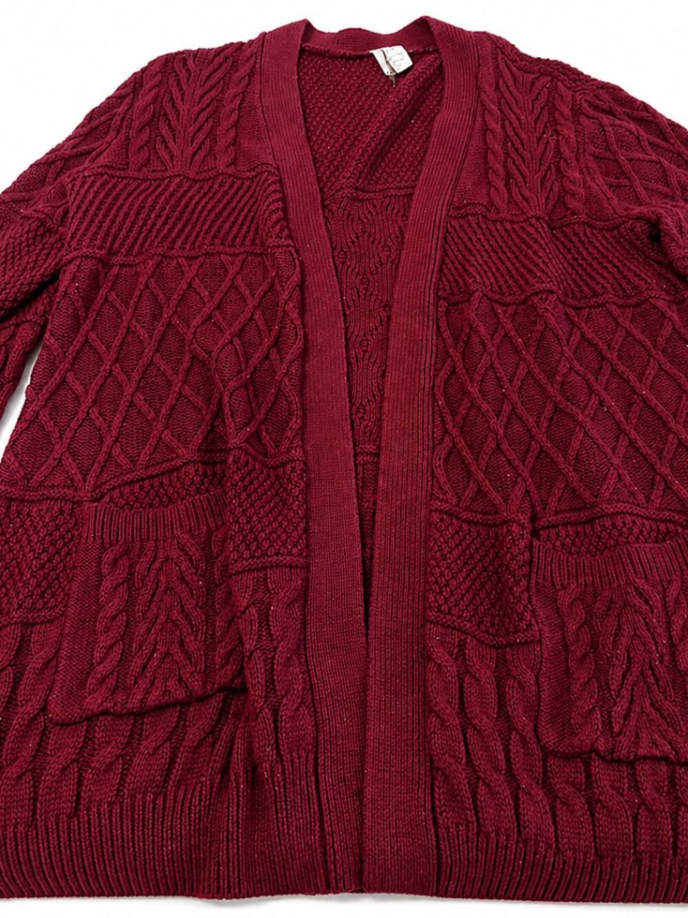 Cardigan For Women | Brand Faded Glory | Color Burgundy | Size XL | OpenToOffers